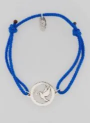 Zilveren Armband met Koord - Heilige Geest