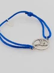 Zilveren Armband met Koord - Heilige Geest