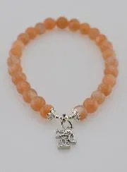 Armband van Zonnesteen 6mm - Beschermengel