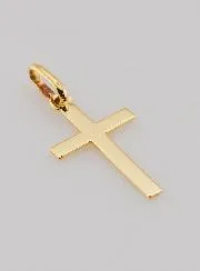 Kruis Hanger 9 Karaats Goud - 16mm