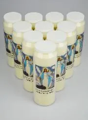 Set 10 Noveenkaarsen Onze-Lieve-Vrouw van Garabandal