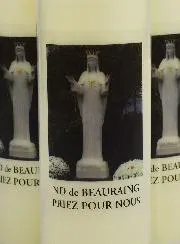 Set 3 Noveenkaarsen Onze Lieve Vrouw van Beauraing