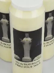 Set 3 Noveenkaarsen Onze Lieve Vrouw van Beauraing