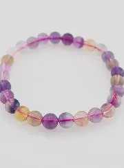 Edelsteen Armband van Veelkleurige Fluoriet AA - 6 mm
