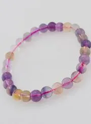 Edelsteen Armband van Veelkleurige Fluoriet AA - 6 mm