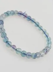 Edelsteen Armband van Blauwe Fluoriet AA - 6 mm