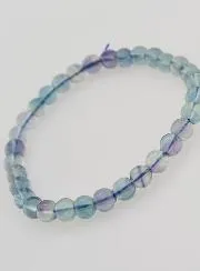 Edelsteen Armband van Blauwe Fluoriet AA - 6 mm