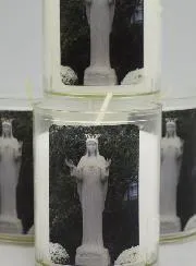 Set van 4 Votiefkaarsen Onze Lieve Vrouw van Beauraing
