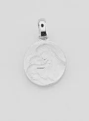 Zilveren Hanger Maria en Kind - 19mm