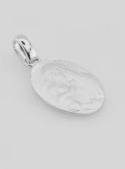Zilveren Hanger Maria en Kind - 19mm