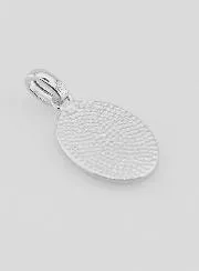 Zilveren Hanger Maria en Kind - 19mm