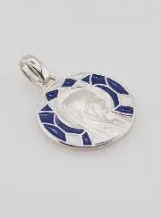 Medaille Maagd Maria en Lourdes Dubbelzijdig - 18 mm