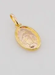 Wonderdadige Medaille Verguld op Zilveren Basis - 13 mm
