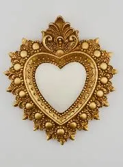 Ex Voto Wanddecoratie Goud en Ivoor - 13cm