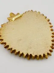 Ex Voto Wand Decoratie Bloemen Hart - 16cm