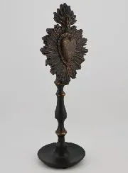 Ex Voto op Voet Zwart en Brons - 23cm