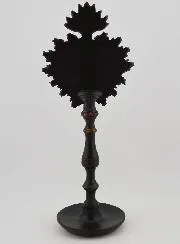 Ex Voto op Voet Zwart en Brons - 23cm