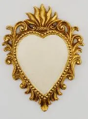 Ex Voto Muurdecoratie Goud en Wit - 10cm