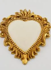 Ex Voto Muurdecoratie Goud en Wit - 10cm
