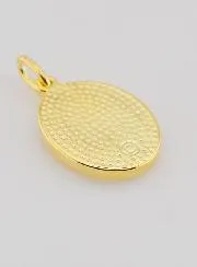 Vergulde Hanger Onbevlekt Hart van Maria - 19mm
