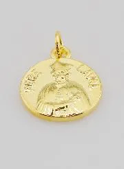 Vergulde Medaille Pater Laval - 18mm