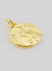 Vergulde Medaille Pater Laval - 18mm
