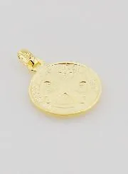 Vergulde Medaille van Heilige Benedictus - 16mm