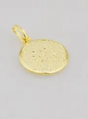 Vergulde Medaille Heilige Benedictus - 14mm