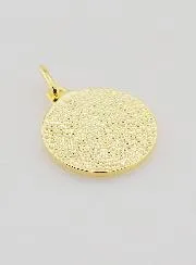 Vergulde Medaille Beschermengel en Kind - 18mm