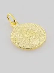 Medaille Heilige Anna en de Maagd Maria Verguld - 16 mm