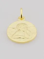 Vergulde Medaille 16mm - Engel Rafaël