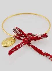 Slaven Armband Rood Liberty en Wonderdadige Medaille
