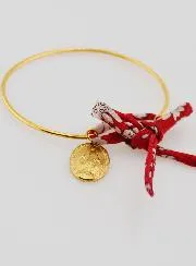 Slaven Armband Rood Liberty en Wonderdadige Medaille