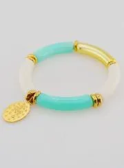 Religieuze Armband Wonderdadige Medaille - Turquoise