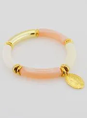 Religieuze Armband Wonderdadige Medaille - Roze