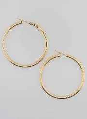 Creool Oorbellen 3mm Verguld - 50mm