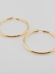 Creool Oorbellen 3mm Verguld - 50mm