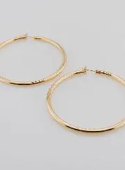 Creool Oorbellen 3mm Verguld - 60mm
