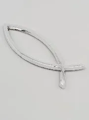 Auto Badge Christelijke Ichthus Vis - 14 cm