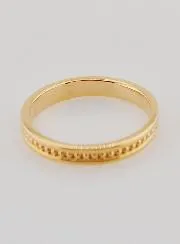 Ring Trouwring Verguld - Maat 54