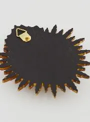 Ex Voto Wanddecoratie Stralend Hart 11 cm - Goud