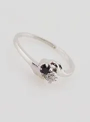 Zilveren Ring met Zirkonia's - Maat 54