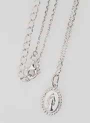 Religieus Collier Maria Wonderdadige – 925 Zilver