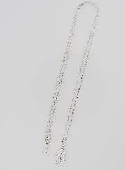 Halsketting Maria Wonderdadige Zilver en Wit Emaille