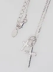 Religieuze Halsketting met Kruis Hangers – 925 Zilver