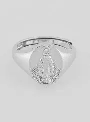 Ring Zegelring Maria Wonderdadige - Maat 52-56