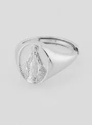 Ring Zegelring Maria Wonderdadige - Maat 52-56