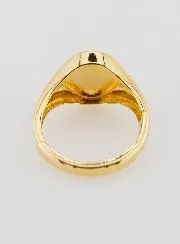 Ring Zegelring Maria Wonderdadige van Verguld Zilver - Maten 52–56