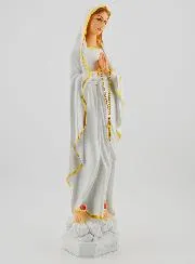 Polychroom Beeld Maria van Lourdes - 30 cm