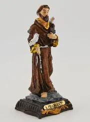 Religieus Beeld van Sint Franciscus - 7 cm